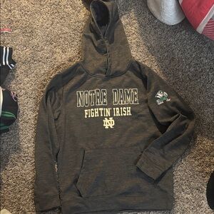 Colosseum Gray Notre Dame Hoodie
